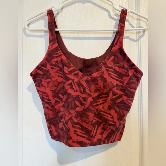 lululemon athletica Red Printed Align Tank - Picture 3 of 7